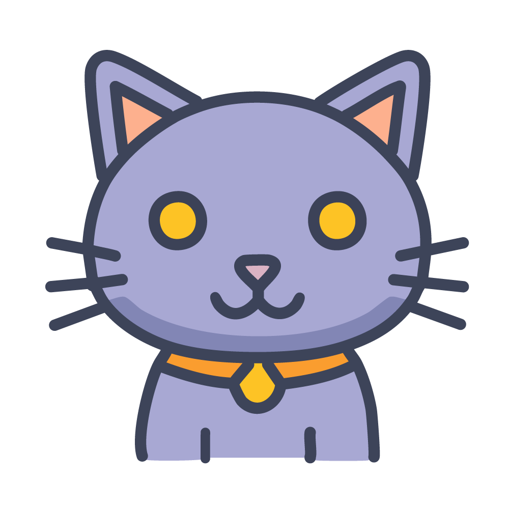 ハロウィンのかわいい猫のアイコン、無料イラスト、背景透明
