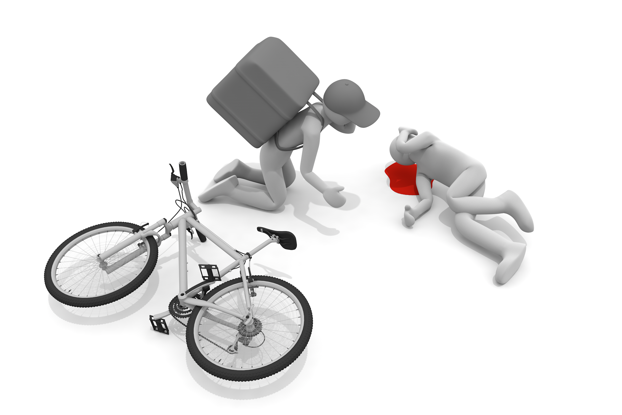 bike accident clip art