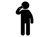 Drink-Free Pictograms | Black and White Illustrations