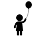 Girls-Free Pictograms | Black and White Illustrations