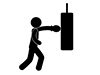 Training-Free Pictograms | Black and White Illustrations