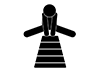 Vaulting Box-Free Pictograms | Black and White Illustrations