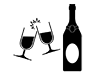 ワイン | お酒 | アルコール | 趣味・興味 - ピクトグラム｜フリーイラスト素材