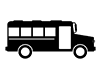 スクールバス | 通学 | 移動 - ピクトグラム｜フリーイラスト素材