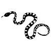 蛇ヘビに注意 - ピクトグラム｜フリーイラスト素材