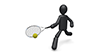 テニス/ラケット - スポーツ ピクトグラム 無料素材