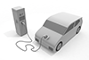 電気自動車/充電スタンド/蓄電池 - 無料イラスト - 2,100×1,400ピクセル