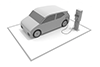 クリーンエネルギー/コンセント / プラグ/自動車 - 3Dイメージ-無料ダウンロード - 2,100×1,400ピクセル