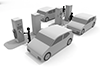 車用バッテリー/リチウムイオン電池/EV自動車 - テクノロジー関係-無料素材 - 2,100×1,400ピクセル