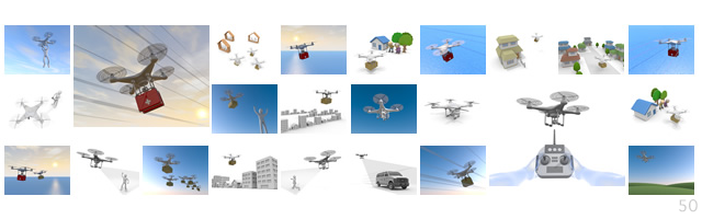 Drone / Shooting / Flying / Camera / Delivery / Tracking / Speed / Maneuvering