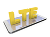 LTE｜回線速度｜ネットワーク - インターネット｜モバイル｜無料イラスト素材