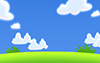 緑｜空｜雲 - バックグラウンド｜フリー素材 - フルHDサイズ：1,920×1,200ピクセル
