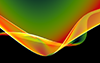 レッド系｜波形｜グラデーション - バックグラウンド｜フリー素材 - フルHDサイズ：1,920×1,200ピクセル