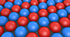 玉｜整列｜赤色 - バックグラウンド｜フリー素材 - 4Kサイズ：4,096×2,160ピクセル