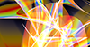 破裂｜曲線｜虹色 - バックグラウンド｜フリー素材 - 4Kサイズ：4,096×2,160ピクセル