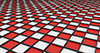 タイル｜マス｜赤と白 - バックグラウンド｜フリー素材 - 4Kサイズ：4,096×2,160ピクセル