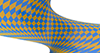 歪んだ世界｜黄色と青色のパターン - バックグラウンド｜フリー素材 - 4Kサイズ：4,096×2,160ピクセル