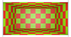 赤と緑｜白枠｜奥行き｜パターン柄 - バックグラウンド｜フリー素材 - 4Kサイズ：4,096×2,160ピクセル