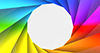 7色｜レインボー｜ホワイト-サイクル - バックグラウンド｜フリー素材 - 4Kサイズ：4,096×2,160ピクセル