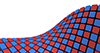 立方体｜マス｜赤と青 - バックグラウンド｜フリー素材 - 4Kサイズ：4,096×2,160ピクセル