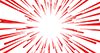 赤｜放射｜爆発 - バックグラウンド｜フリー素材 - 4Kサイズ：4,096×2,160ピクセル