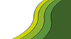 緑系｜波模様 - バックグラウンド｜フリー素材 - フルHDサイズ：1,920×1,080ピクセル