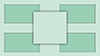 緑｜四角｜模様 - バックグラウンド｜フリー素材 - フルHDサイズ：1,920×1,080ピクセル