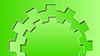 緑色｜歯車 - バックグラウンド｜フリー素材 - フルHDサイズ：1,920×1,080ピクセル