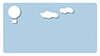 気球｜雲｜空 - バックグラウンド｜フリー素材 - フルHDサイズ：1,920×1,080ピクセル