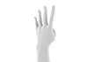 指を伸ばす/手の表現｜4本指/手の形 - 手の表情・ポーズ｜無料イラスト素材