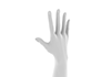 腕を上げて手を広げる｜パー/ジャンケン/イメージ - 手の表情・ポーズ｜無料イラスト素材