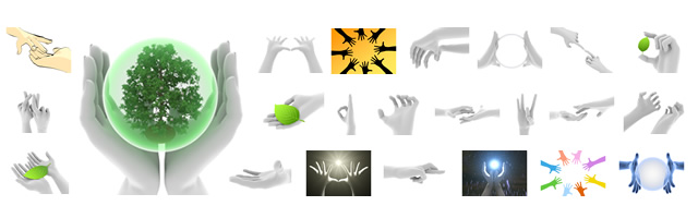 Palm / Leaf / Sphere / Grab / Grip / Support / Sandwich / Hold / Fox / Pose / Action / Silhouette / Fingertip / Pull / Point / OK Sign / Good / Spread Hand / Lots of Arms / Colorful / Dripping / Motivation / Helpless / Ki / Have