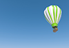 気球｜空｜青空素材 | 環境・自然・エネルギー・災害 - 環境イメージ｜フリーイラスト素材