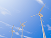 Wind power generation | Renewable energy | Power generation wind turbines | Wind turbines | Environment, nature, energy, disaster materials --Environmental image | Free illustration material