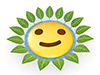 笑顔 | 葉っぱ | 新緑 | 自然 | 環境 | 自然 | エネルギー | 災害 - 環境イメージ｜フリーイラスト素材
