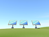 Solar power | Solar power | Renewable energy | Solar panel | Environment | Nature | Energy | Disaster --Environmental image | Free illustration material