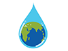 水滴 | 地球 | 水 | 環境 | 自然 | エネルギー | 災害 - 環境・自然・エネルギー｜フリーイラスト