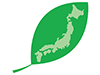 Map of Japan | Leaves | Green | Environment / Nature / Energy / Disaster --Environment / Nature / Energy | Free Illustrations
