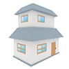 ホーム | 家 | マイホーム | 2階建て | 生活 | ドア | 窓 - 不動産イラスト｜住宅・人物｜フリー素材