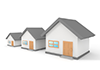 家 | 3DCG | 白バック | 住宅 | 分譲 | 販売 | ハウス - 不動産イラスト｜住宅・人物｜フリー素材