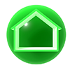 家シンボル | 住まい | 生活 | 緑 | 3DCG | グラフィック | 白バック - 不動産イラスト｜住宅・人物｜フリー素材