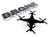 Drone｜ドローン - 文字｜イラスト｜無料素材