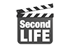 SECOND LIFE｜第二の人生/映画 撮影用 カチンコ - 文字｜イラスト｜無料素材
