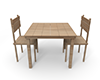 チェアとテーブル - 木材・木｜無料イラスト素材