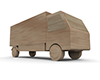 大型トラック - 木材・木｜無料イラスト素材