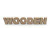 3D「WOODEN」 - 木材・木｜無料イラスト素材