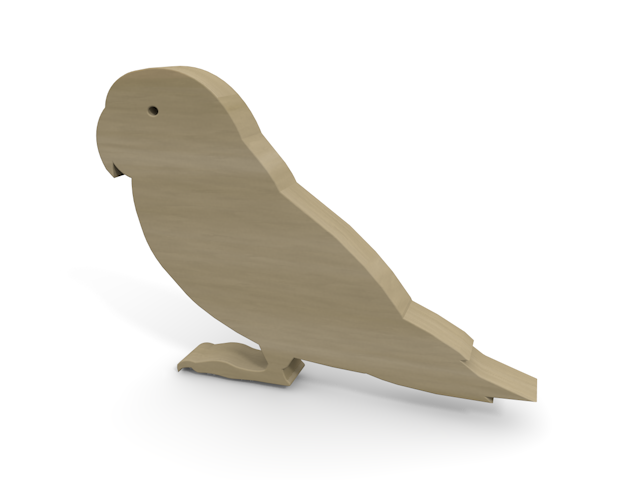 鳥｜アニマル - ウッド/木材/イラスト/写真/フリー素材/フォト/質感/3D