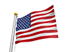 アメリカ合衆国 - 国旗｜世界地図｜フリーイラスト素材