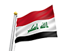 イラク - 国旗｜世界地図｜フリーイラスト素材