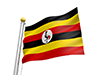 ウガンダ - 国旗｜世界地図｜フリーイラスト素材